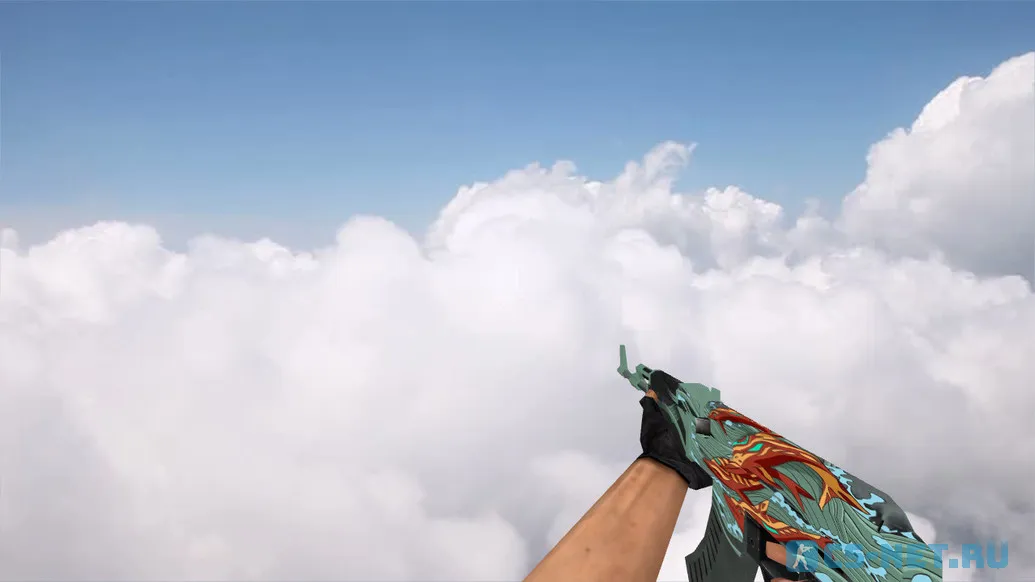 Модель «Default AK-47 Aquamarine Revenge» для CS 1.6