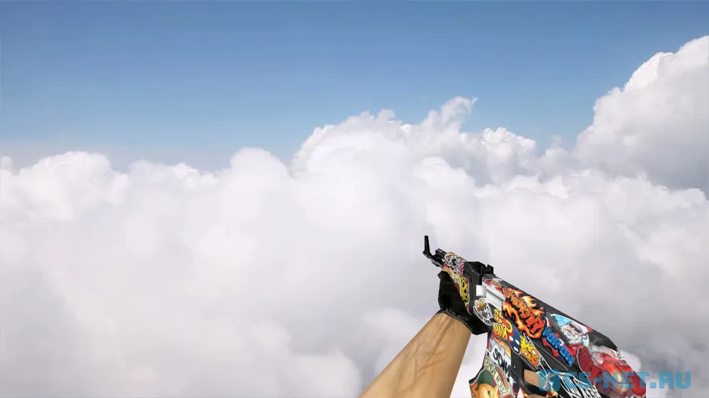 Модель «Default AK-47 Sticker» для CS 1.6