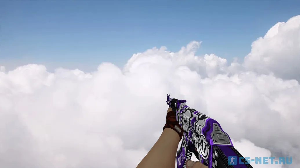 Модель «AK-47 Demolition Purple» для CS 1.6 (скрин 4)