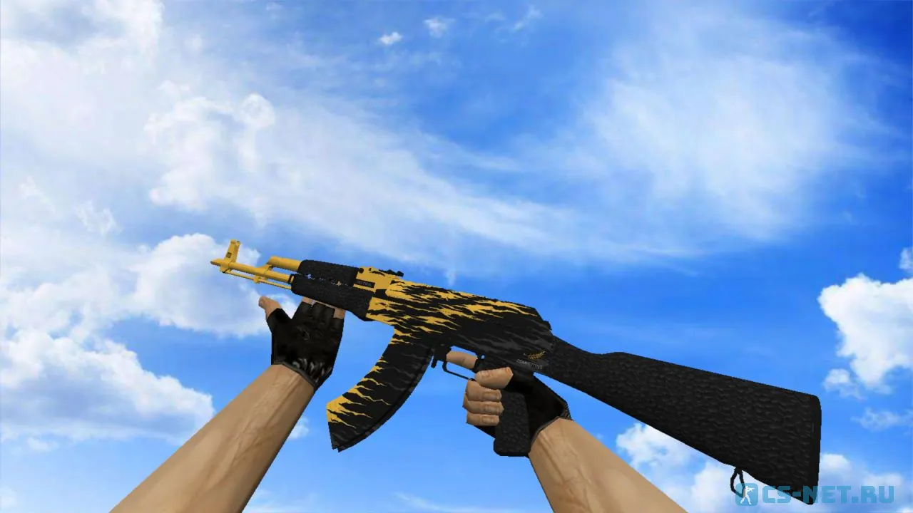 Модель «AK-47 | Fabric Storm из Standoff 2» для CS 1.6