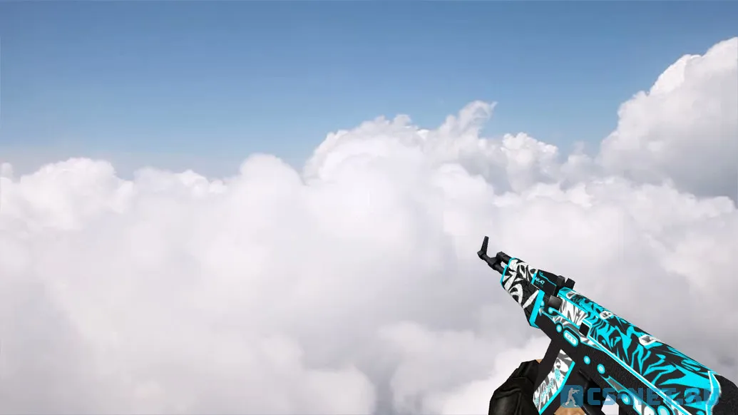 Модель «Default AK-47 Frontside Misty» для CS 1.6 (скрин 2)