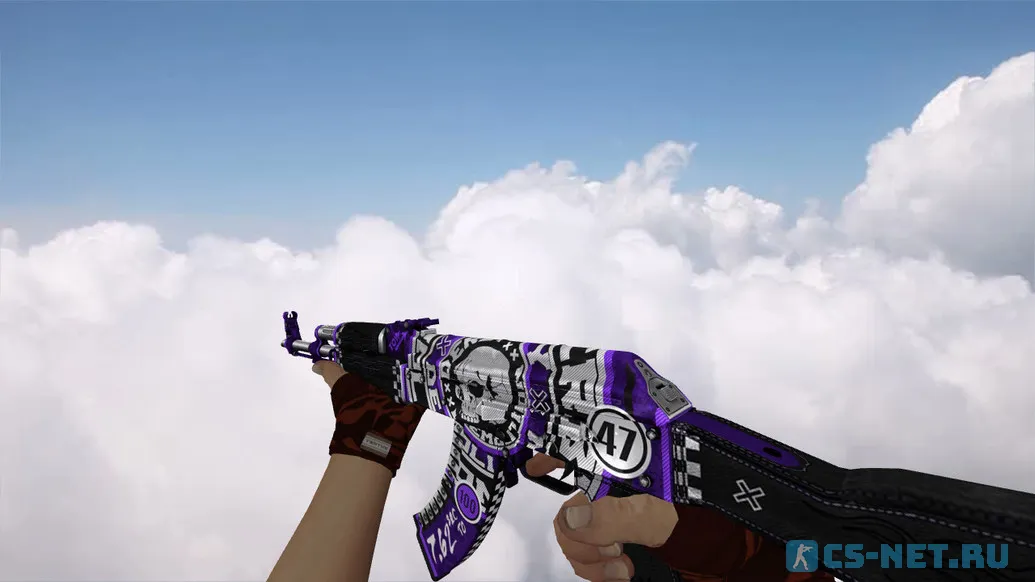 Модель «AK-47 Demolition Purple» для CS 1.6 (скрин 2)