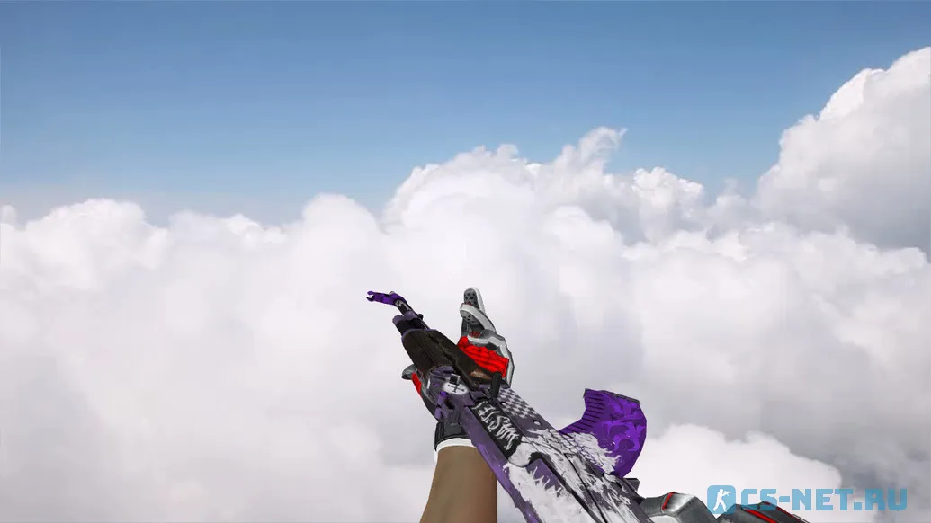 Модель «AK-47 Rise Purple» для CS 1.6 (скрин 3)