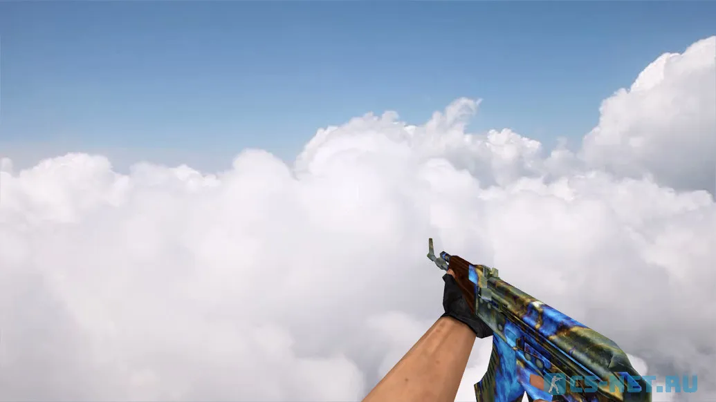 Модель «Default AK-47 Case Hardened» для CS 1.6