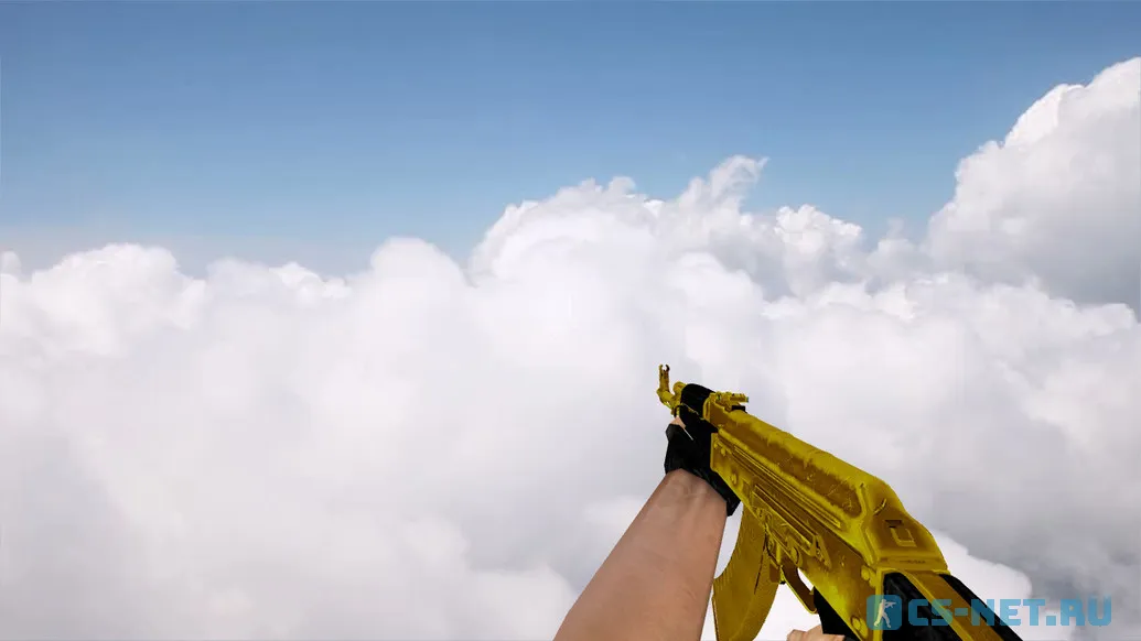 Модель «AK-47 Golden Anim» для CS 1.6 (скрин 4)