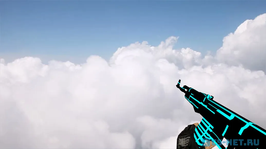 Модель «Default AK-47 Blue Lines» для CS 1.6 (скрин 2)