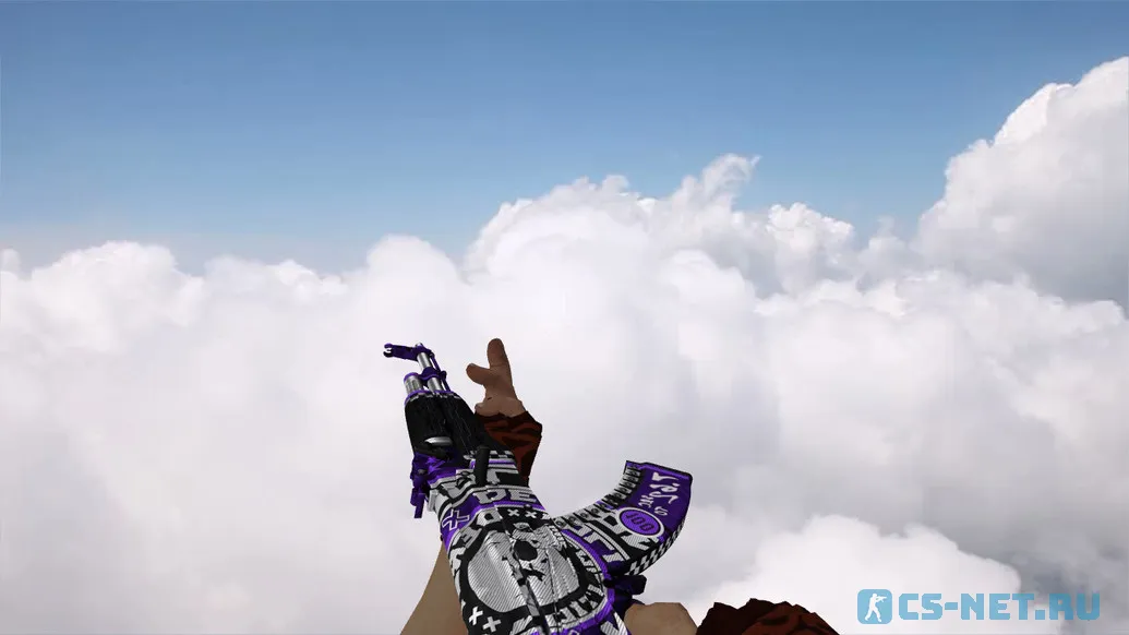 Модель «AK-47 Demolition Purple» для CS 1.6 (скрин 3)