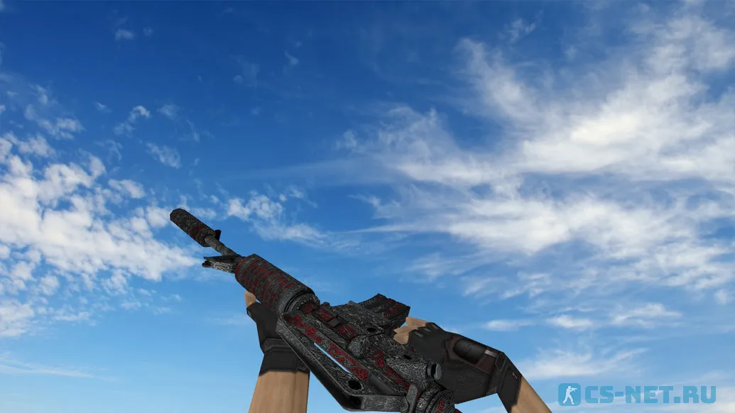 Модель «M4A1 Steel Plexus Freestyle» для CS 1.6 (скрин 2)