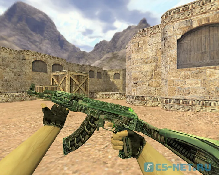 Модель «АК-47 Ксеноморф» для CS 1.6