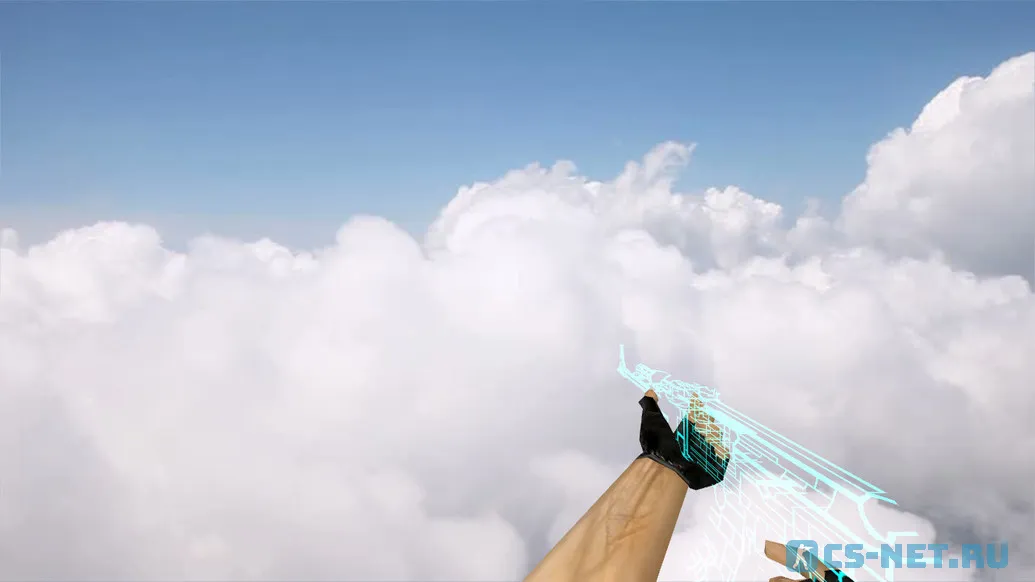 Модель «AK-47 TRON» для CS 1.6
