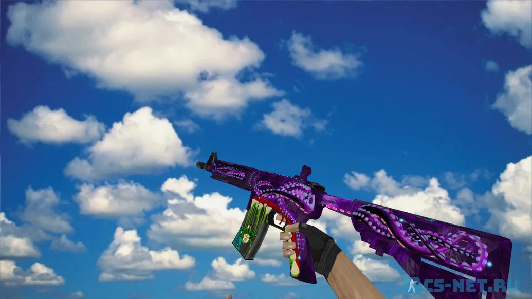 Модель «M4A4 Poseidon Amethyst» для CS 1.6