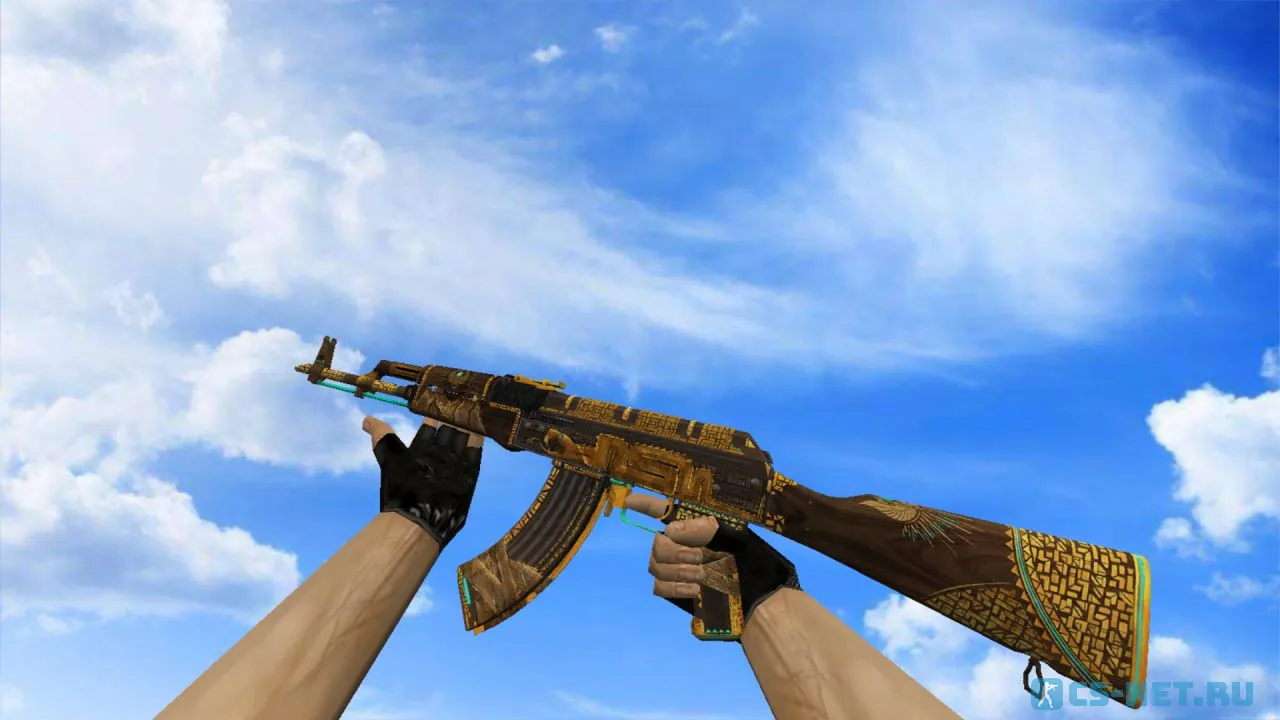 Модель «AK-47 | Treasure Hunter из Standoff 2» для CS 1.6