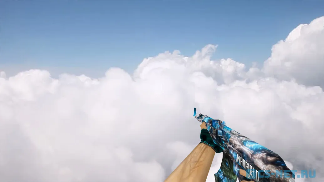 Модель «AK47 Blue Bones» для CS 1.6