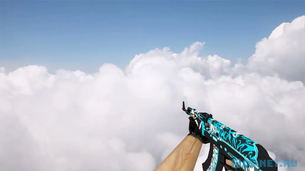 Модель «Default AK-47 Frontside Misty» для CS 1.6