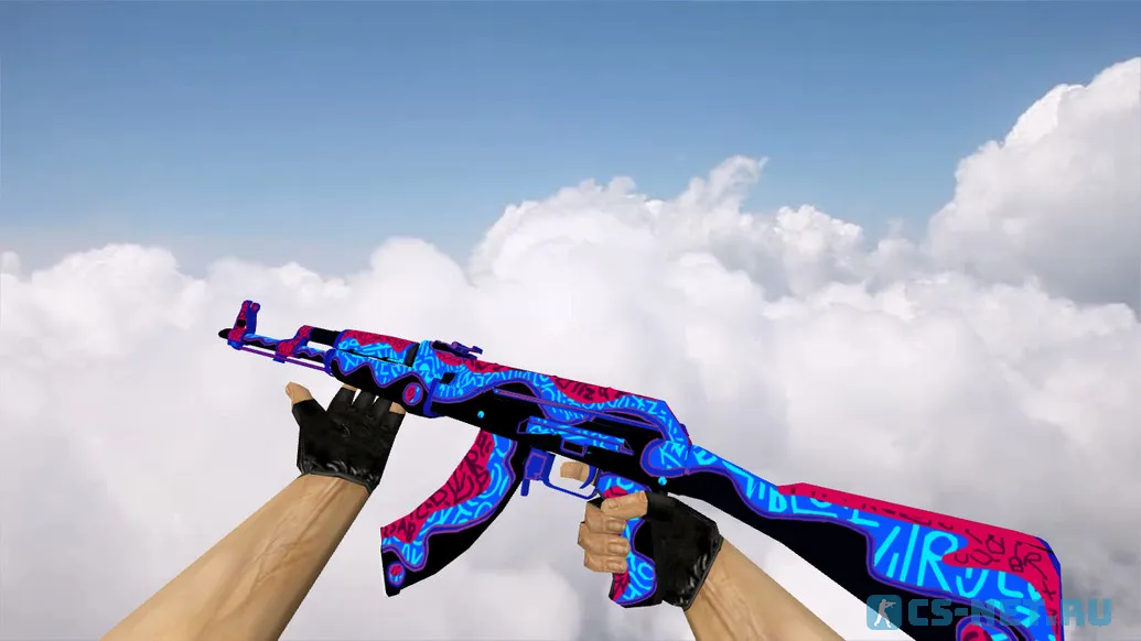 Модель «AK-47 Red Ice» для CS 1.6