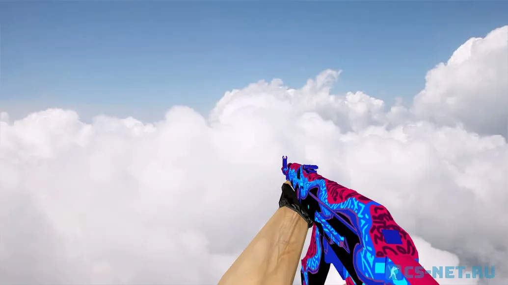 Модель «AK-47 Red Ice» для CS 1.6 (скрин 4)