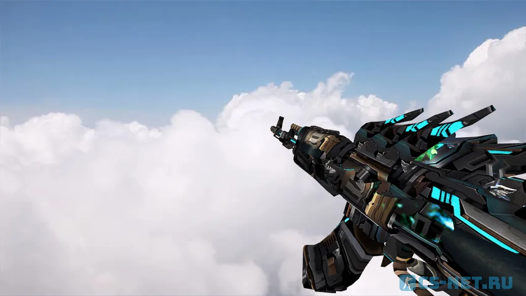 Модель «AK-47 Black Paladin» для CS 1.6 (скрин 2)