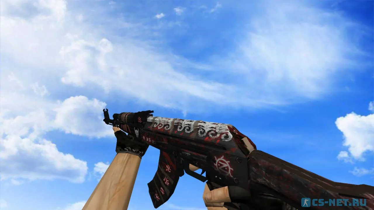 Модель «АК-47 | Следопыт» для CS 1.6 (скрин 2)