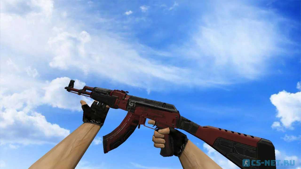 Модель «АК-47 | Орбита, вер. 01» для CS 1.6