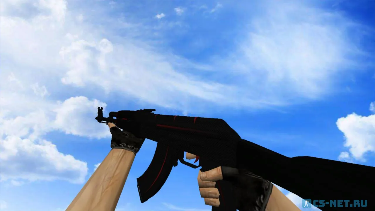 Модель «АК-47 Красная линия» для CS 1.6 (скрин 2)