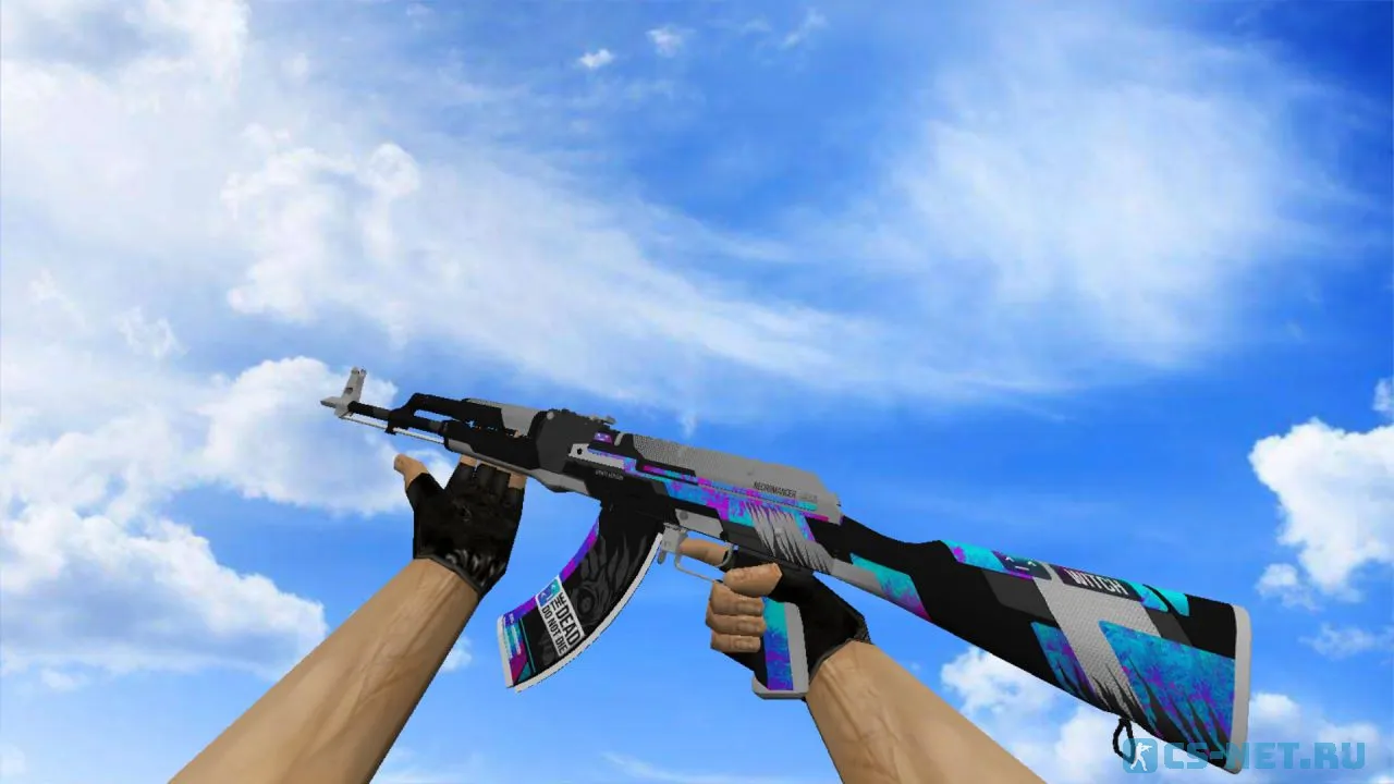 Модель «AK-47 | Necromancer из Standoff 2» для CS 1.6