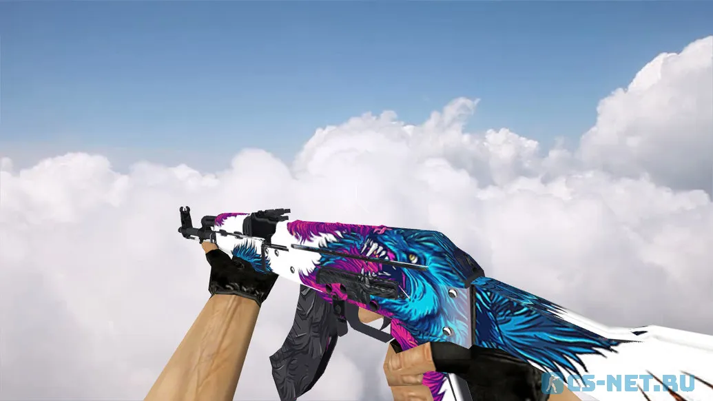 Модель «AK-47 Blue Wolf» для CS 1.6 (скрин 2)