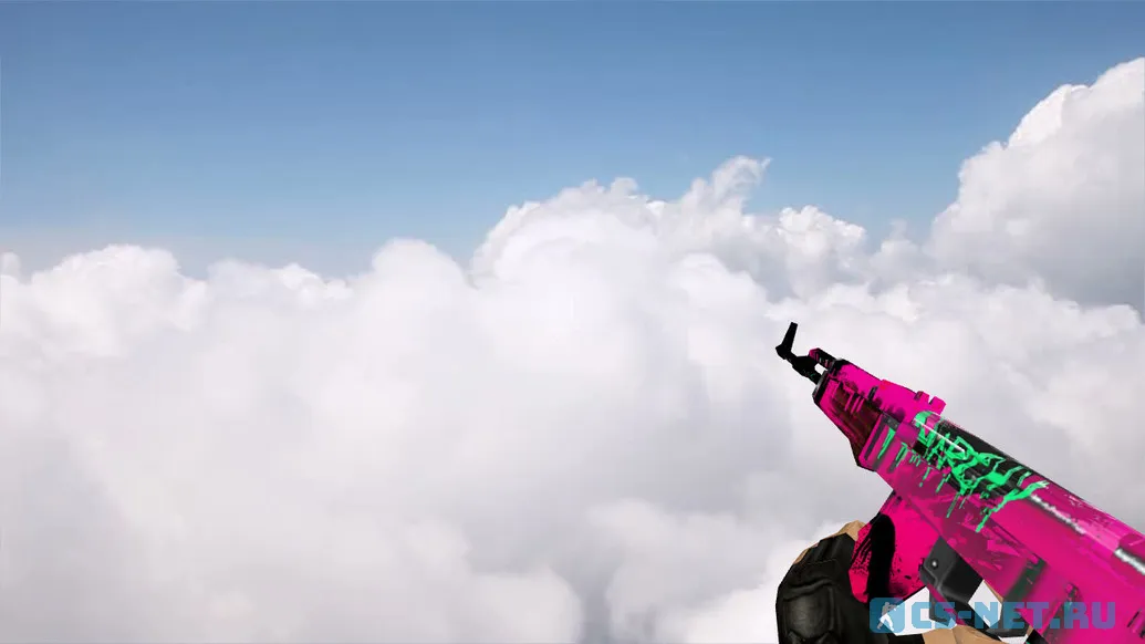 Модель «Default AK-47 Neon Revolution» для CS 1.6 (скрин 2)