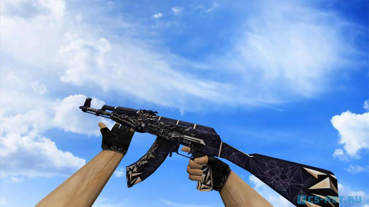 Модель «АК-47 Киберпушка» для CS 1.6