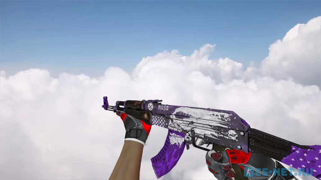 Модель «AK-47 Rise Purple» для CS 1.6 (скрин 2)