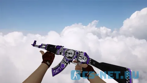 Модель «AK-47 Demolition Purple» для CS 1.6