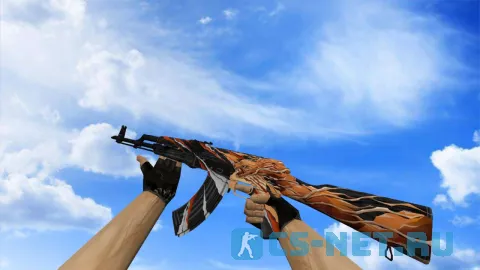 Модель «AK-47 | Worm из Standoff 2» для CS 1.6