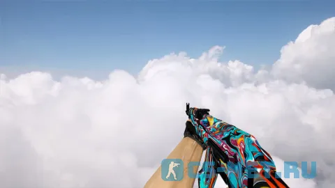 Модель «AK-47 Colorful Apocalypse» для CS 1.6 (скрин 4)