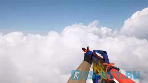 Модель «M4A1 | Мраморный градиент» для CS 1.6 (скрин 3)