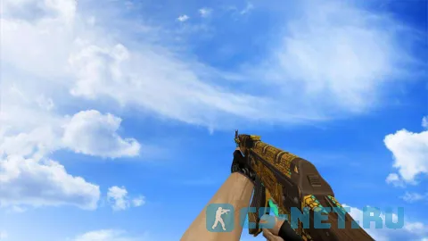 Модель «AK-47 | Treasure Hunter из Standoff 2» для CS 1.6 (скрин 4)