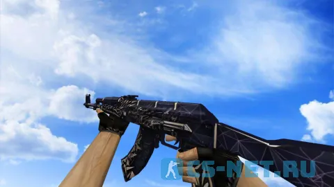 Модель «АК-47 Киберпушка» для CS 1.6 (скрин 2)
