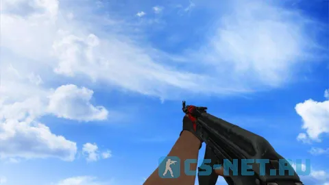 Модель «АК-47 | Красный глянец» для CS 1.6