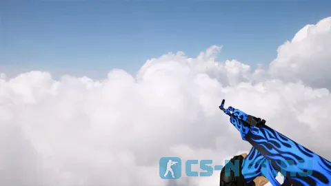 Модель «AK-47 Blue Flame» для CS 1.6 (скрин 2)