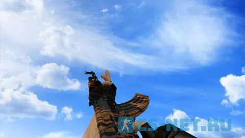 Модель «AK-47 | Tiger из Standoff 2» для CS 1.6 (скрин 3)