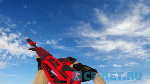 Модель «M4A1 X-Force Redline» для CS 1.6 (скрин 2)
