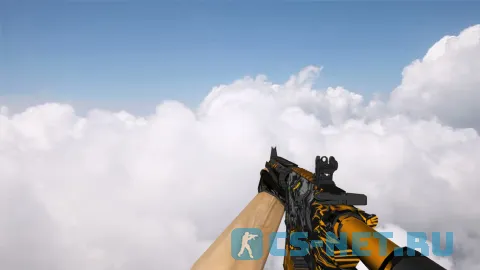 Модель «M4A4 Sky Fire» для CS 1.6 (скрин 3)