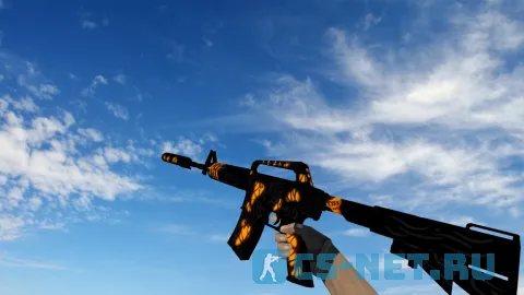 Модель «M4A1 The fear of Halloween» для CS 1.6