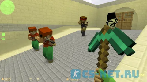 Counter-Strike 1.6 Minecraft Edition (скриншот 1)