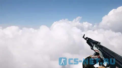 Модель «Default AK-47 Shark Attack» для CS 1.6 (скрин 2)