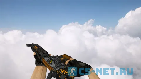 Модель «M4A4 Sky Fire» для CS 1.6 (скрин 2)