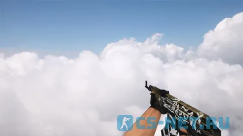 Модель «Default AK-47 Wasteland Rebel» для CS 1.6