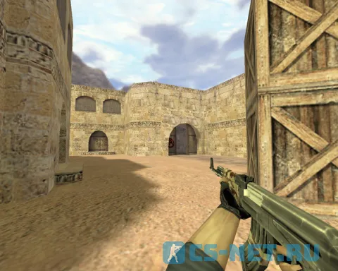 Модель «Default АК-47 Пустынный камуфляж» для CS 1.6