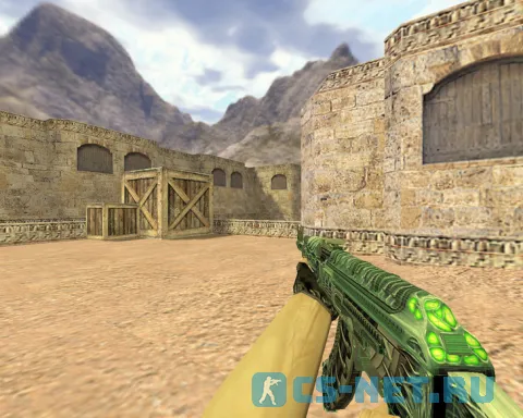 Модель «АК-47 Ксеноморф» для CS 1.6 (скрин 3)