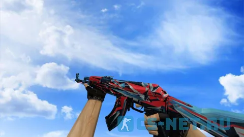 Модель «АК-47 Буйство красок» для CS 1.6 (скрин 2)