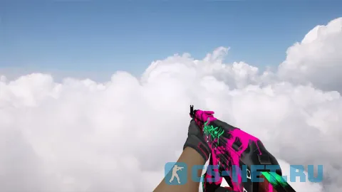 Модель «AK-47 Neon Revolution» для CS 1.6 (скрин 4)