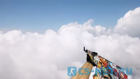 Модель «Default AK-47 Sticker» для CS 1.6